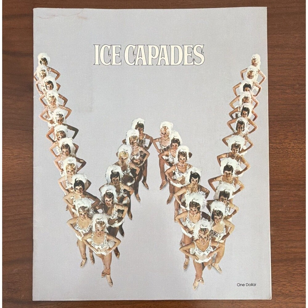 Vintage 1972 Ice Capades Program - 33rd Edition Original Tickets Stapled Inside!